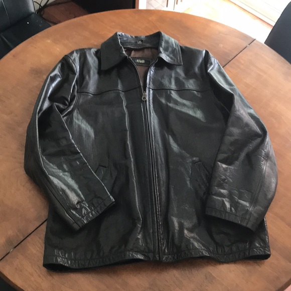 Mens Pegabo Leather Jacket - Picture 3 of 15